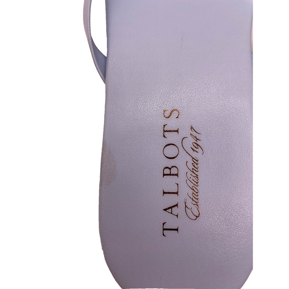 Baby Blue Talbots Bow Tie Thong Sandals Women's Size 7.5 Pre-owned - Picture 6 of 8